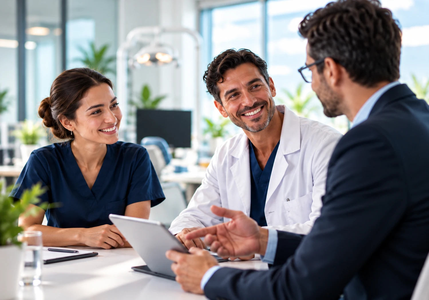 Experienced professionals collaborating